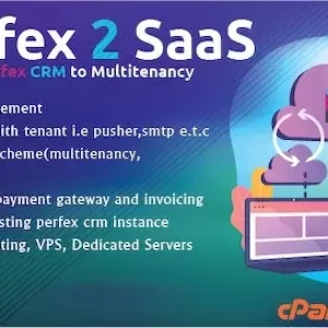 دانلود اسکریپت ماژول Perfex CRM SaaS Perfex CRM