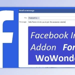 دانلود اسکریپت Facebook Invite برای WoWonder